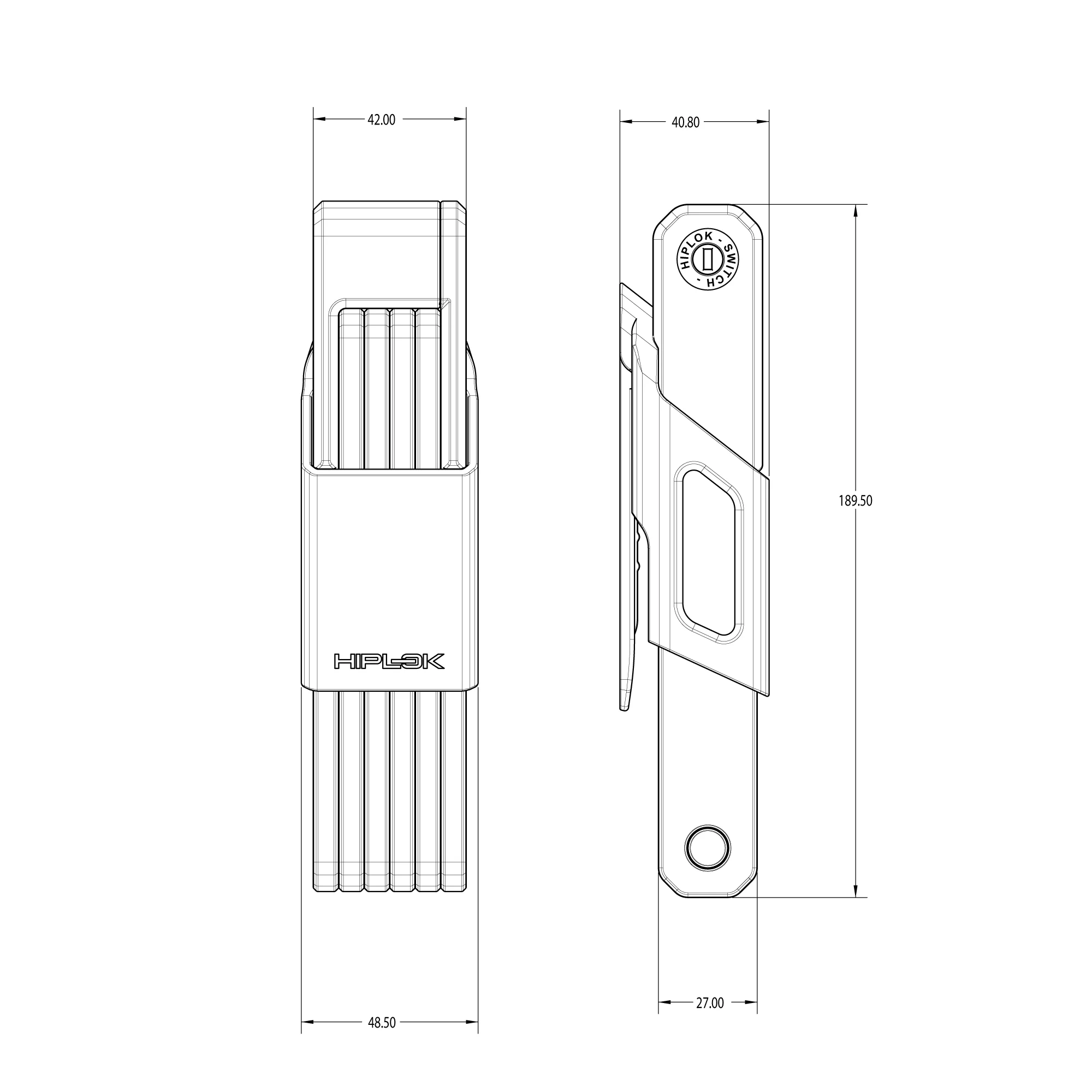 HIPLOK Switch folding lock - Image 5