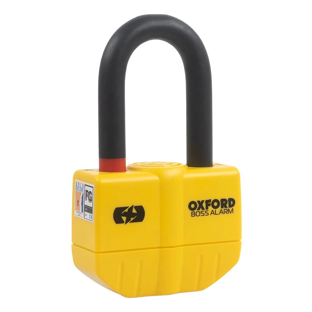 Oxford Boss Alarm 14mm Chain Lock Sold Secure Gold Rating - Image 3