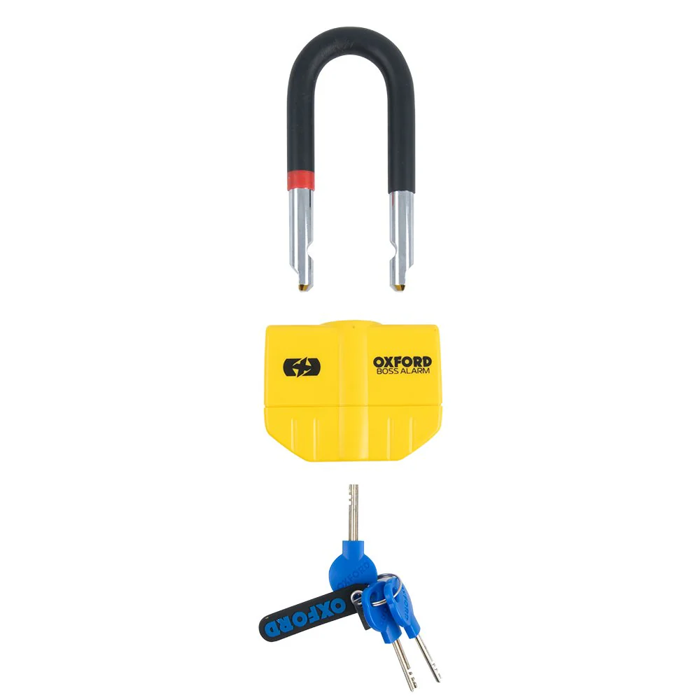 Oxford Boss Alarm 14mm Chain Lock Sold Secure Gold Rating - Image 5