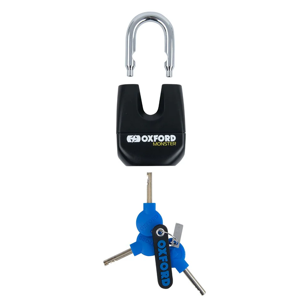 Oxford Monster 14mm Hex Chain & Padlock Sold Secure Gold - Image 3