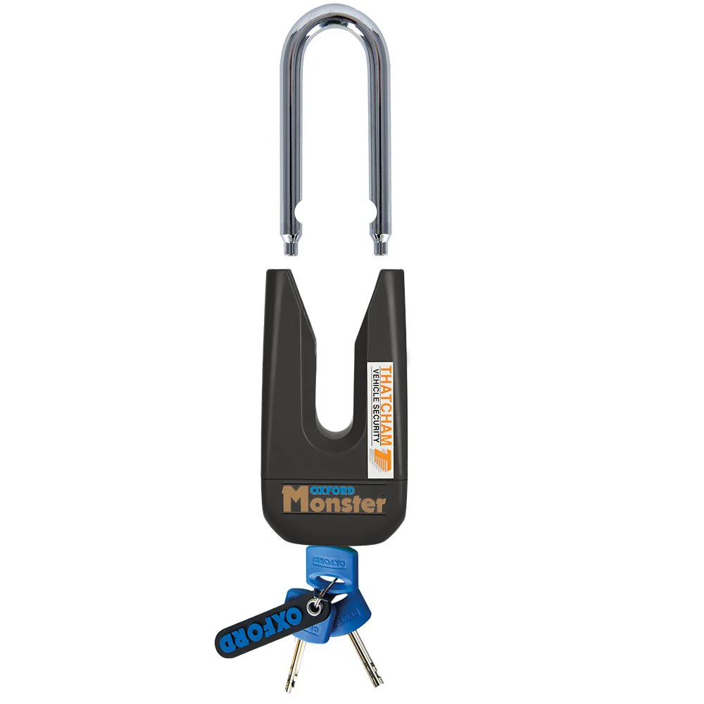 Oxford Monster Disc lock - Black Sold Secure Gold - Image 2