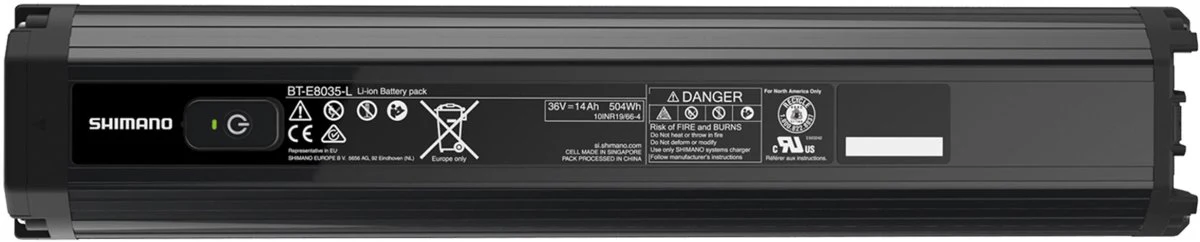 Shimano Steps e-bike battery BT-E8035 504Wh - Image 2