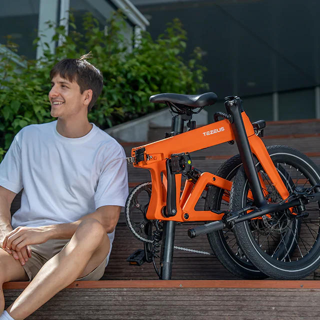 Tezeus Swift foldable carbon e-bike - Image 5